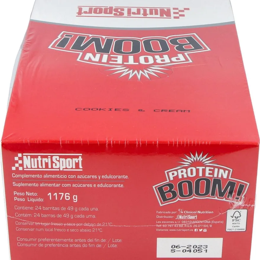 Protein Boom Barritas Cookies And Cream 24Ud. 2