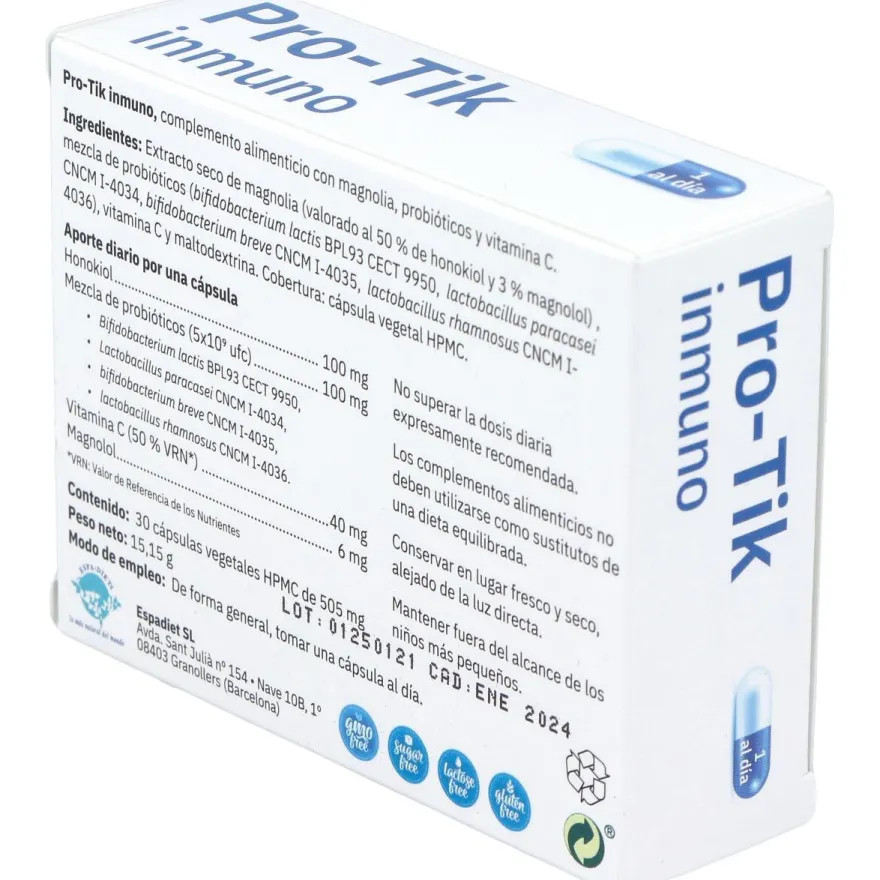 Pro - Tik Inmuno 30cap - Espadiet
