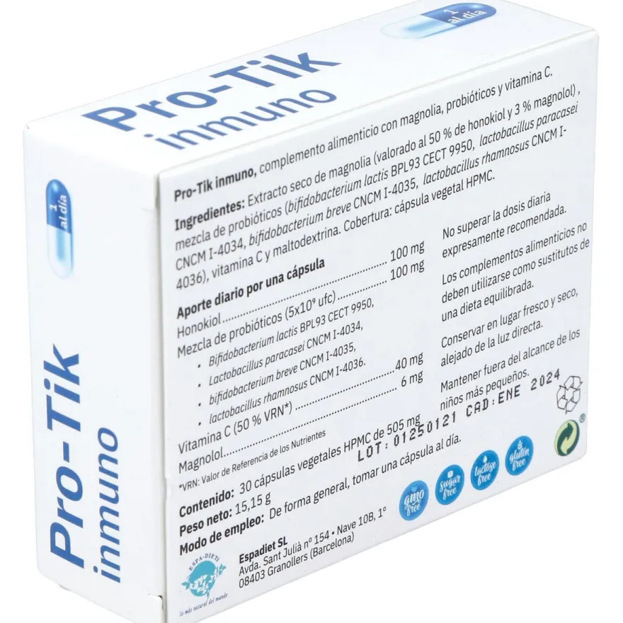 Pro - Tik Inmuno 30cap - Espadiet