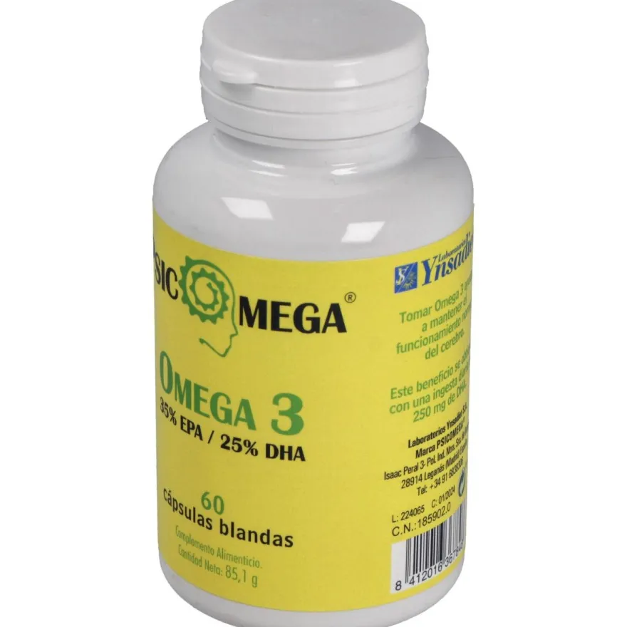 Psicomega Omega 3 60caps - Ynsadiet