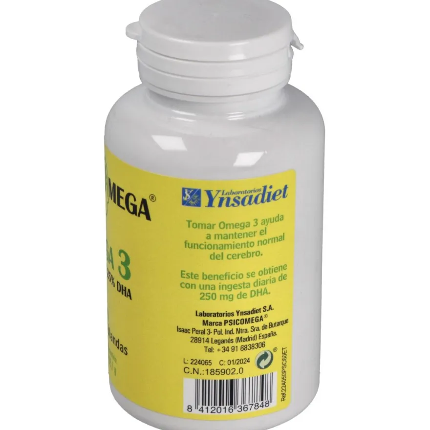 Psicomega Omega 3 60caps - Ynsadiet
