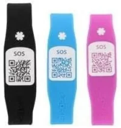 Pulsera Identificacion Silincode Qr (azul T - Xs) - Silincode S.l