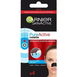 Pure Active Carbon Tiras Anti Puntos Negros 4uds - Garnier