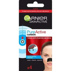 Pure Active Carbon Tiras Anti Puntos Negros 4uds - Garnier