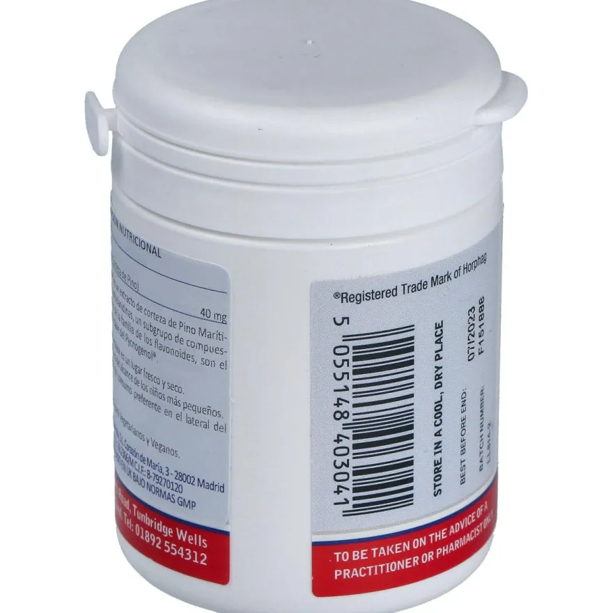 Pycnogenol 40 mg.(extracto de Pino Bark) 60 Cap - Lamberts