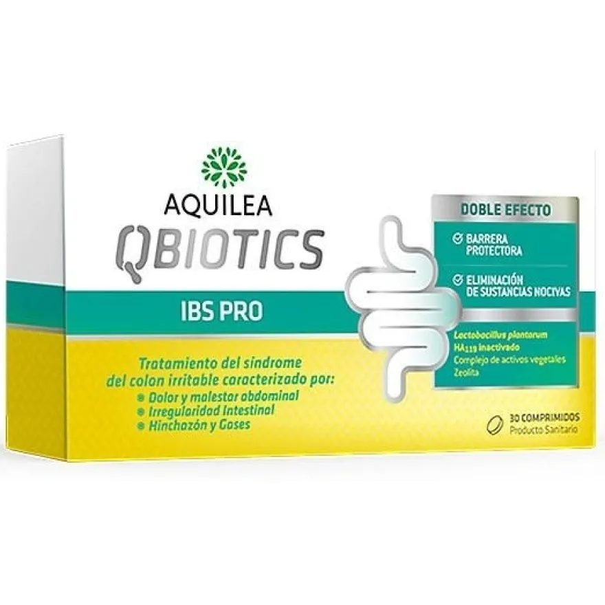 Qbiotics Ibs para Colon Irritable 30 Comprimidos - Aquilea