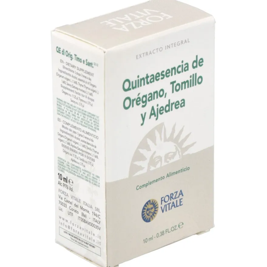 Quinta Esencia Oregano - Tomillo - Ajedrea 10ml - Forza Vitale