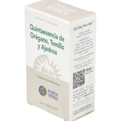 Quinta Esencia Oregano - Tomillo - Ajedrea 10ml - Forza Vitale