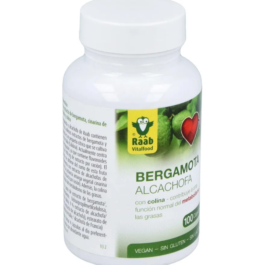 Raab Vitalfood Bergamota-Alcachofa 100Caps