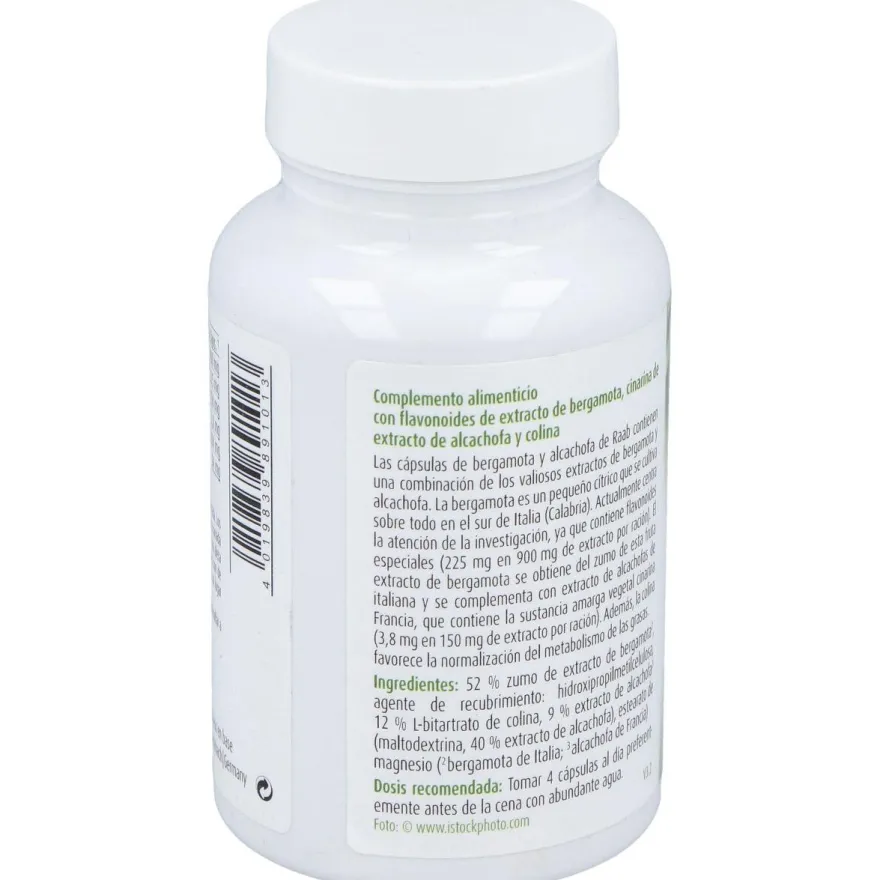 Raab Vitalfood Bergamota-Alcachofa 100Caps