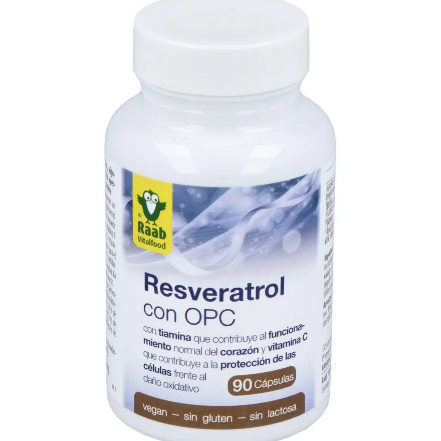 Raab Vitalfood Resveratrol Con Opc 90Caps