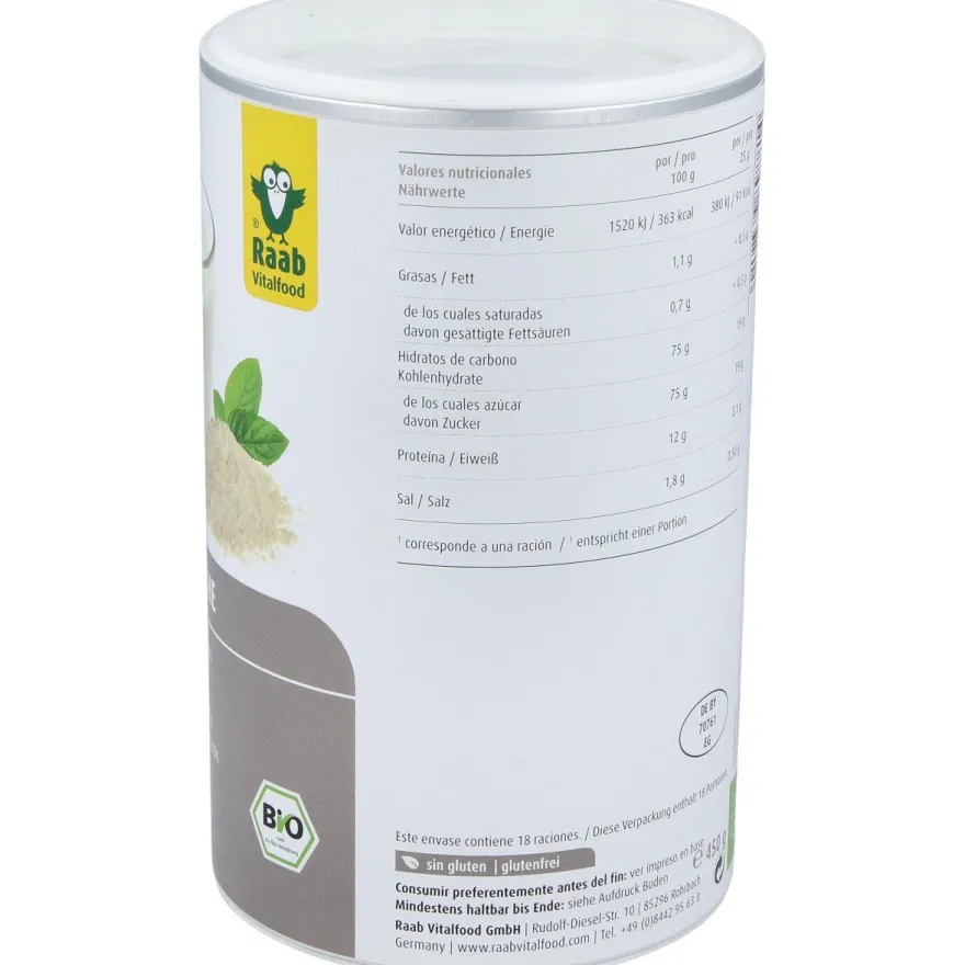 Raab Vitalfood Suero De Leche Dulce Natural Polvo 450G