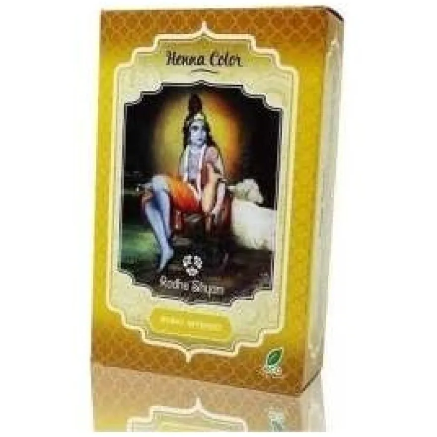 Radhe Shyam Henna Polvo Rubio Intenso