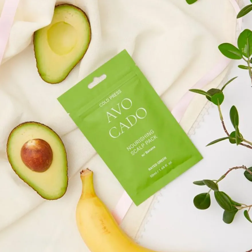 Rated Green Cold Press Avocado Nourishing Scalp Pack 50Ml