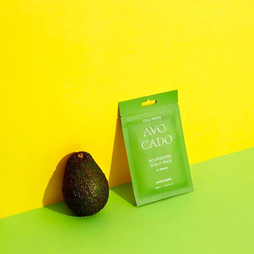 Rated Green Cold Press Avocado Nourishing Scalp Pack 50Ml