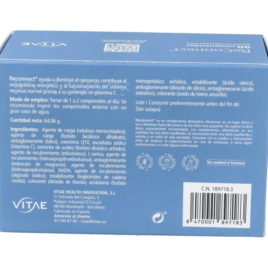 Reconnect 90 Comprimidos - Vitae