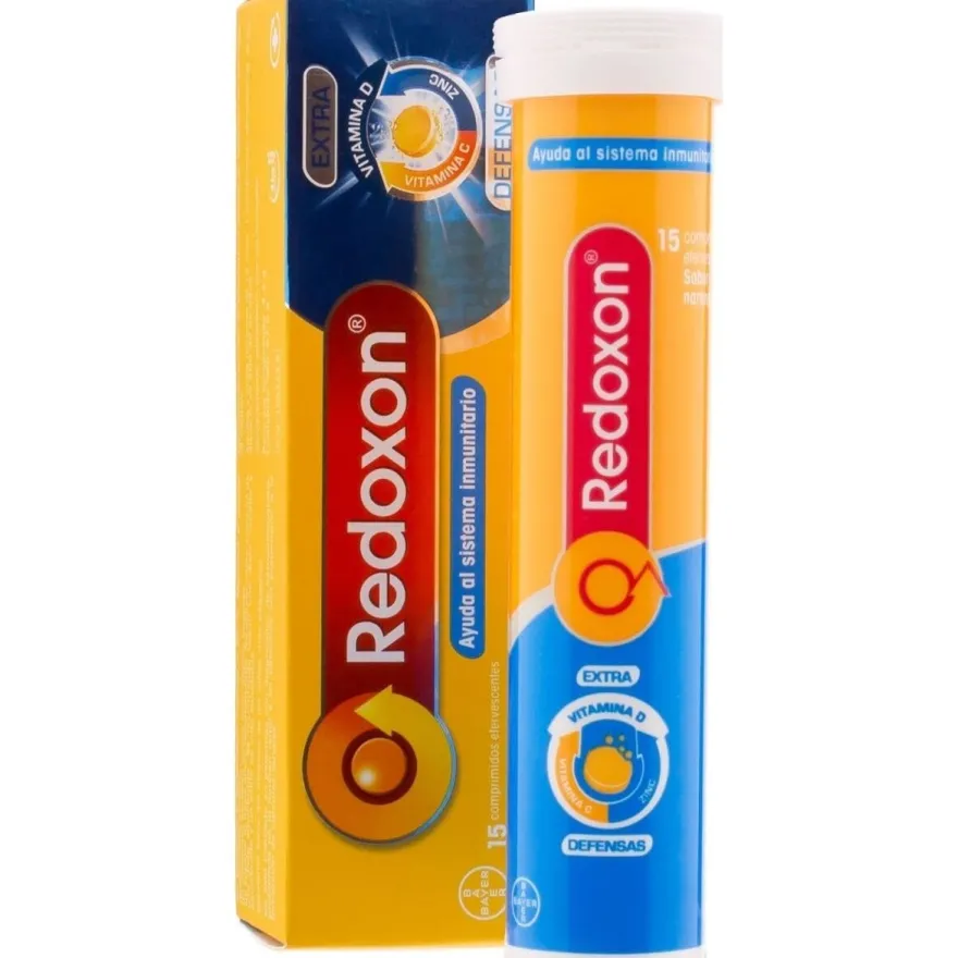 Redoxón Doble Acción Sabor Naranja, 15 Comprimidos - Redoxon