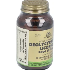 Regaliz Desglicirrizado Extracto de Raíz 60vcaps - Solgar
