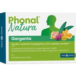 Reig Jofre Phonal Natura Garganta 20 Tabletas