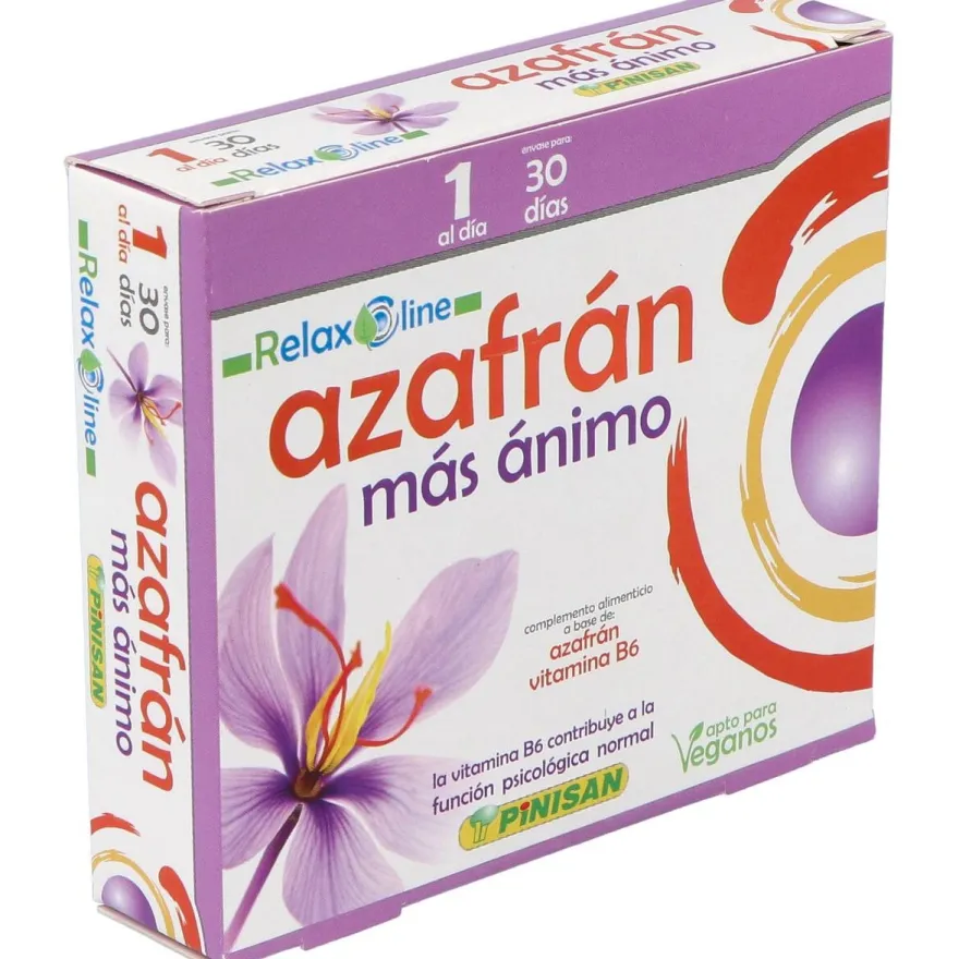 Relax Line Azafran Mas Animo 30cap - Pinisan