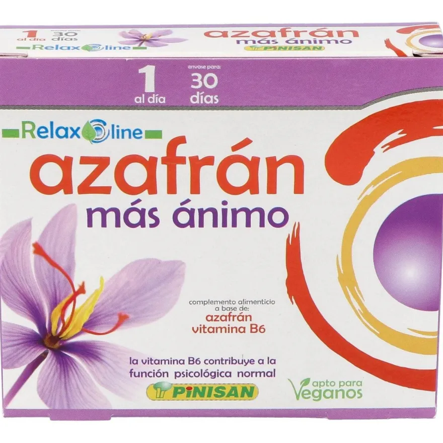 Relax Line Azafran Mas Animo 30cap - Pinisan