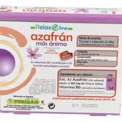 Relax Line Azafran Mas Animo 30cap - Pinisan