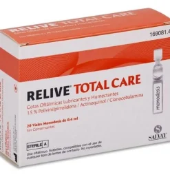 Relive Total Care Gotas Oftalmicas Esteril (20 Monodosis 0,4 ml) - Salvat S a
