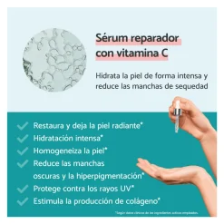 Remescar Vitamina C & Ácido Hialurónico Serum Reparador, 30 ml. - Remescar