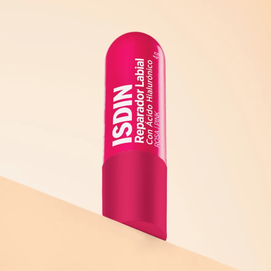 Reparador Labial Stick Rosa, 4 g. - Isdin