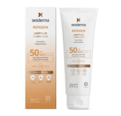 Repaskin Fotoprotector Fluido Ligero Corporal SPF 50, 200 ml. - Sesderma