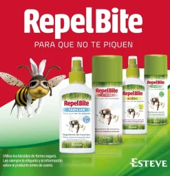 Repel Bite Herbal - Repelente de Insectos Uso Humano (spray 100 ml) - Esteve Laboratorios S.a