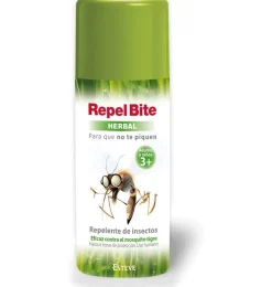 Repel Bite Herbal - Repelente de Insectos Uso Humano (spray 100 ml) - Esteve Laboratorios S.a