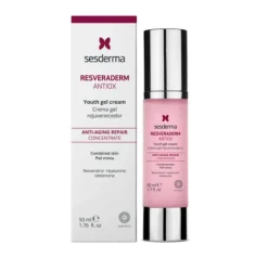 Resveraderm Antiox Crema Gel Rejuvenecedora, 50 ml. - Sesderma