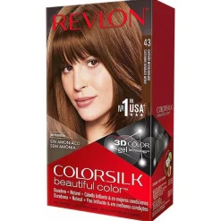 Revlon Kit Tinte Colorsilk 43 Castaño Medio Dorado