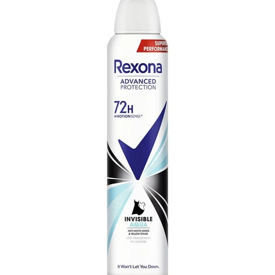 Rexona Desodorante Invisible Aqua Spray 200Ml