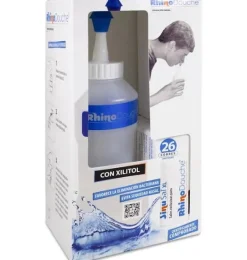 Rhinodouche Pack - Irrigador Nasal + Sinusal Xl (500 ml + 26 Sobres Mezcla de Sales 5 g) - Inmunotek
