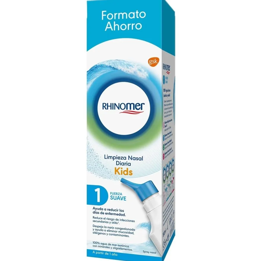 Rhinomer Fuerza 1 Suave Limpieza Nasal 180Ml
