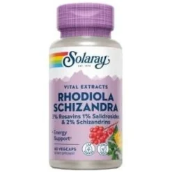 Rhodiola Schizandra 500mg 60caps - Solaray