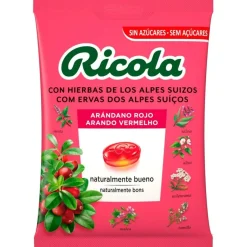 Ricola Caramelos Herbales Con Sabor A Arándano Rojo 70G