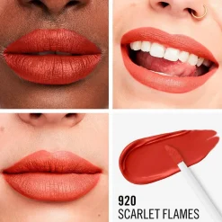 Rimmel Lasting Mega Matte Liquid Lip Colour 920 Scarlet Flames 7.4Ml