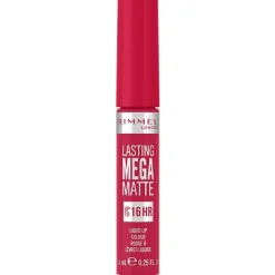 Rimmel Lasting Mega Matte Liquid Lip Colour 910 Fuchsia Flush 7.4Ml