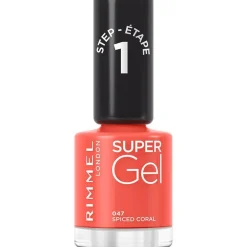 Rimmel Super Gel Nail Polish 047 Spiced Coral 12Ml