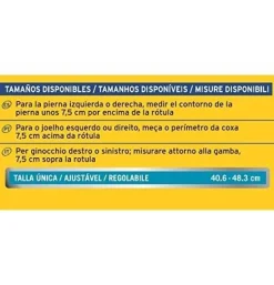 Rodillera Futuro Sport Reforzada, 40,6 - 48,3 Cm. - 3m - Sin Marca