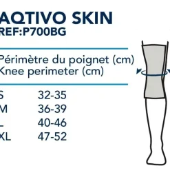 Rodillera - Prim Aqtivo Skin Elastica (1 Unidad Talla L)