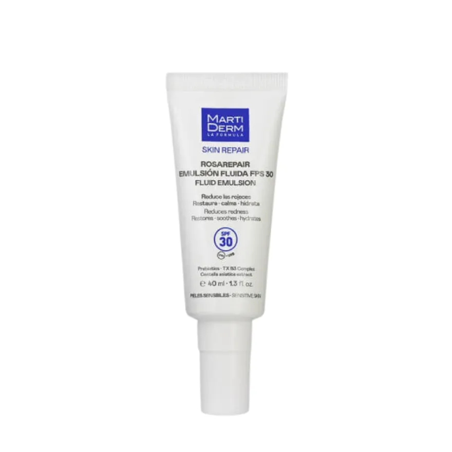 Rosarepair Emulsión Fluida FPS 30, 40 ml. - Martiderm