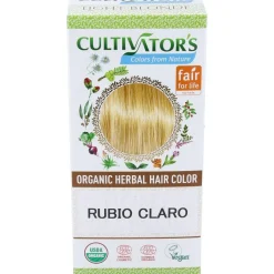 Rubio Claro Tinte Organico 100Gr. Ecocert