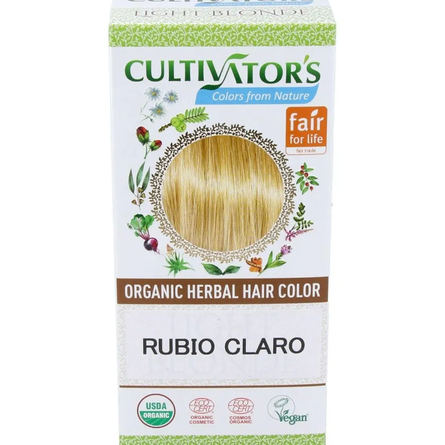 Rubio Claro Tinte Organico 100Gr. Ecocert