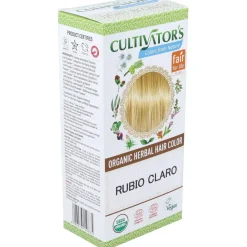 Rubio Claro Tinte Organico 100Gr. Ecocert