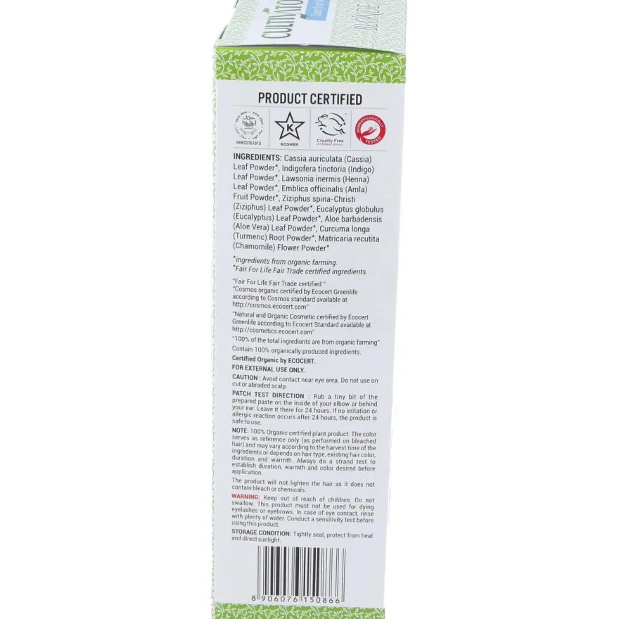 Rubio Tinte Organico 100Gr. Ecocert