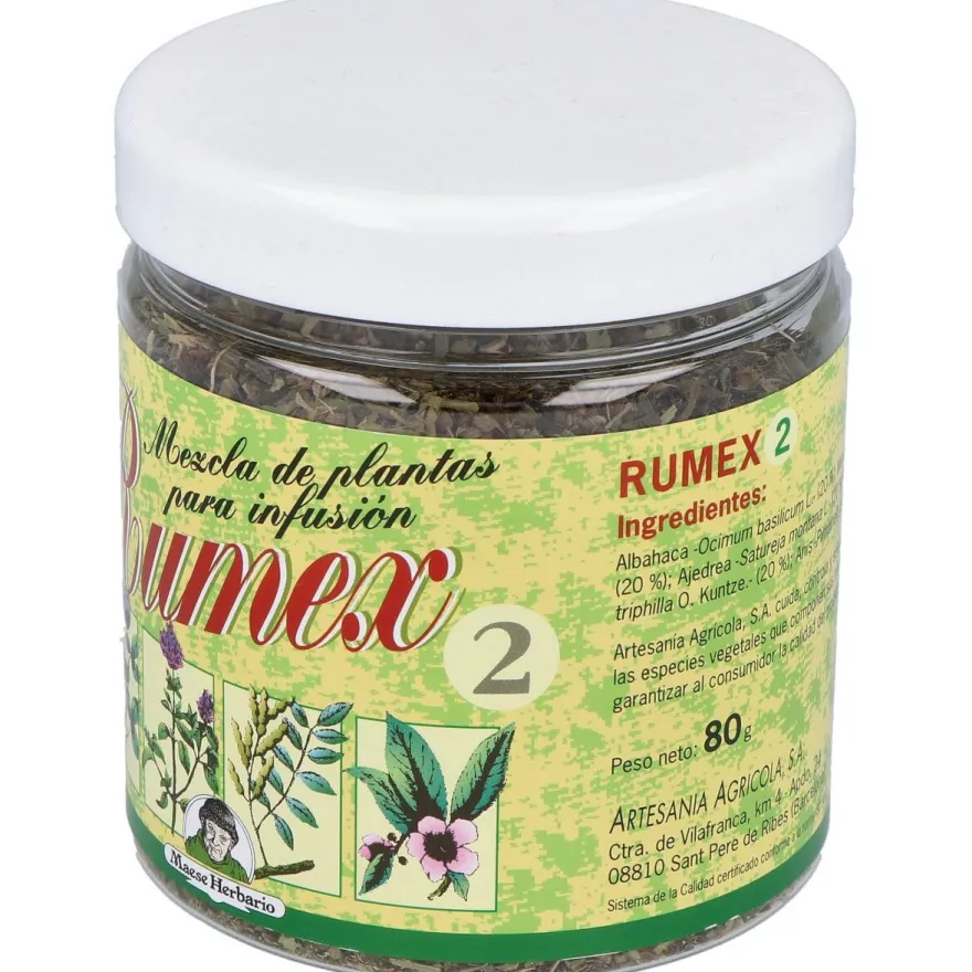 Rumex 2 Digestivo 80g - Artesania Agricola